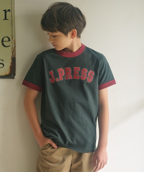 tシャツ Tシャツ 「110-130cm」バイカラーJPロゴ Tシャツ キッズ  