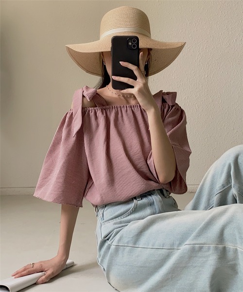 MAISON DE THERESE（メゾン ド テレーズ） ブラウス シャツ 半袖