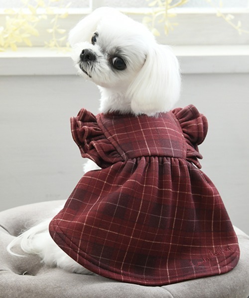 LAURA ASHLEY（ローラアシュレイ） 犬 服 LAURA ASHLEY/裏起毛フリル