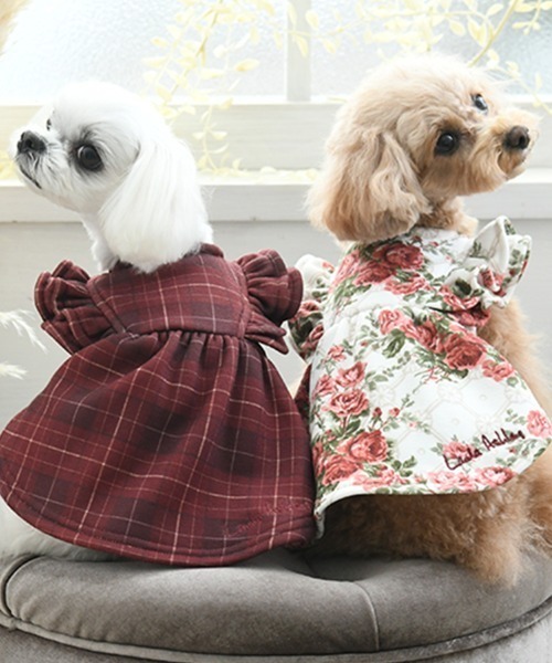 LAURA ASHLEY（ローラアシュレイ） 犬 服 LAURA ASHLEY/裏起毛フリル
