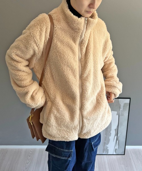 アウター　moussy  もこもこ moussy - moussy もこもこアウター の通販 by hint.｜マウジー