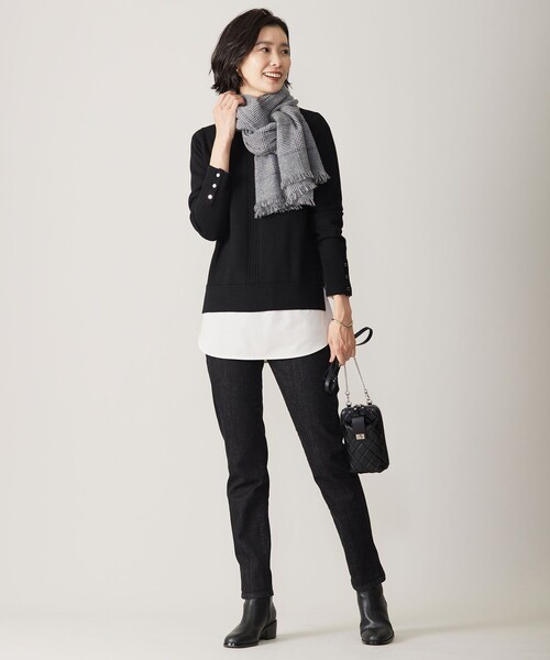 ニット セーター CLEAR LIGHT WOOL Vネック レディース