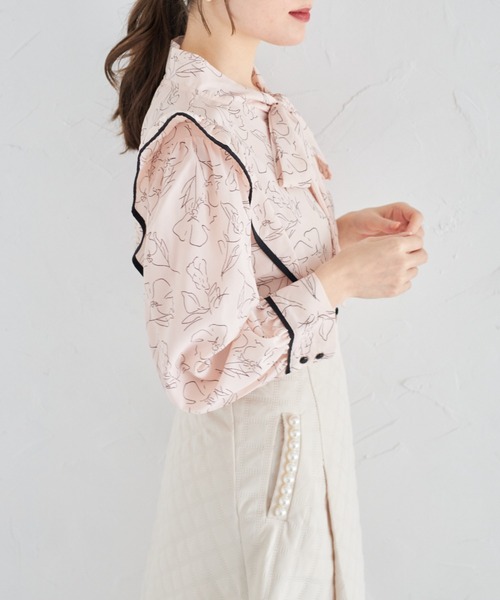 tocco closet（トッコ クローゼット） シャツ ブラウス フリル付き 