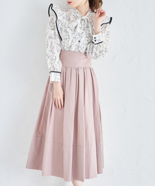 tocco closet（トッコ クローゼット） シャツ ブラウス フリル付き 