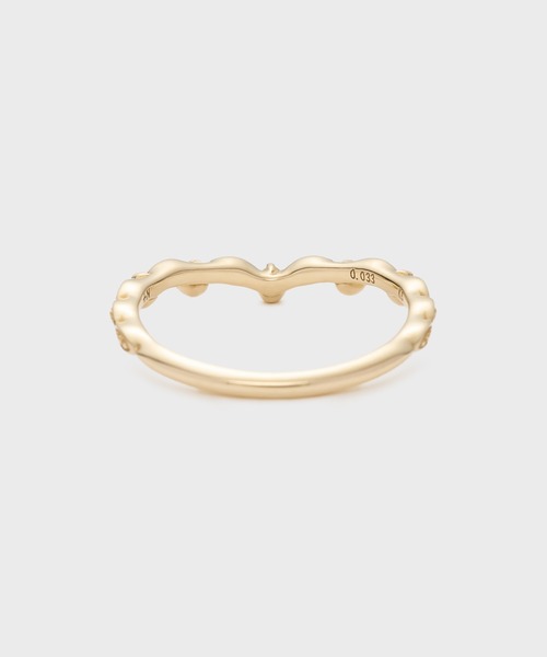指輪 リング 「Pocket Ring」K5ダイヤモンドピンキーリング レディースの画像