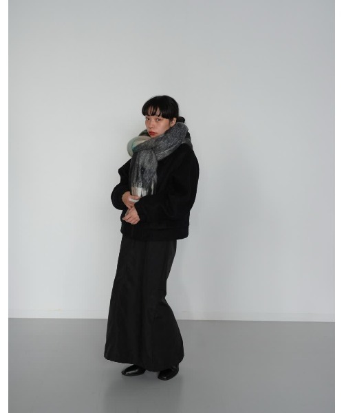 Enewd nina マフラー ストール 「ZOZO限定」ボリューム フリンジ