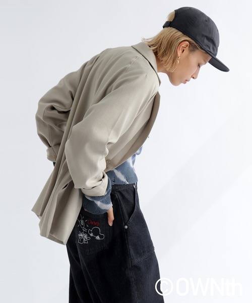 OWNth（オンス） ジーンズ デニム デニムパンツ バック刺繍デニム