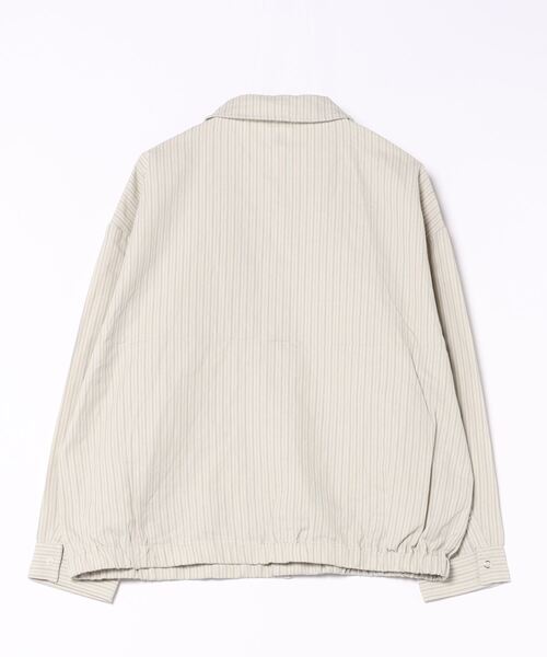 Revo. ブルゾン アウター コットンリネン ストライプ コーチジャケット