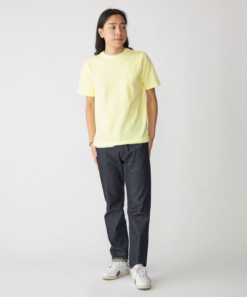 SHIPS（シップス） tシャツ SHIPS: フェイクレイヤード ピケ クルー