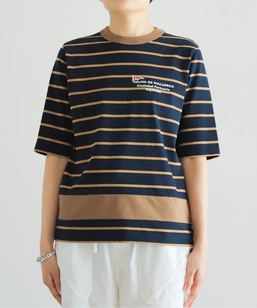 tシャツ サイロプレミアムボーダー クルーネックP/O レディース