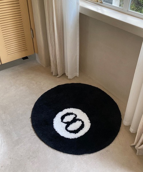 Ein（アイン） ラグ ラグマット Ein/モノトーン ラウンド ラグ マット