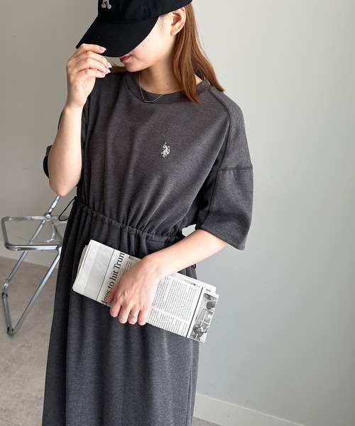 U.S. POLO ASSN. ワンピース 「U.S.POLO ASSN.」ドロストカット