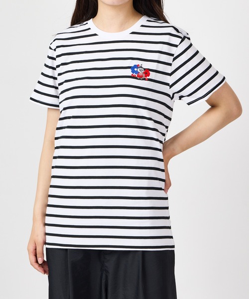 MOOMIN tシャツ / ムーミン ケサクッカ 刺繍 ボーダー TEE T