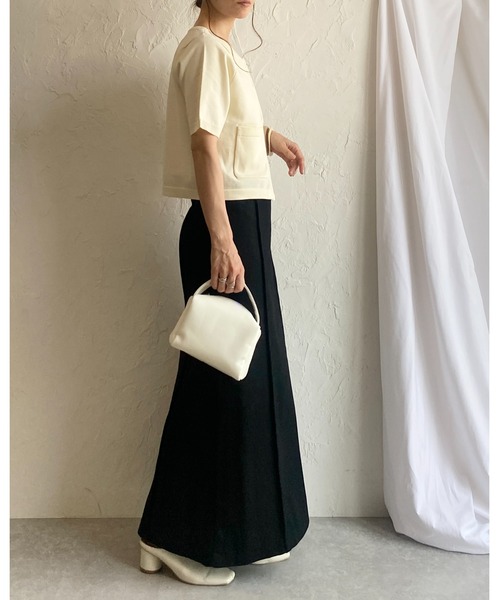 She's Closet カーディガン ハート刺繍半袖ダブルジップスポン