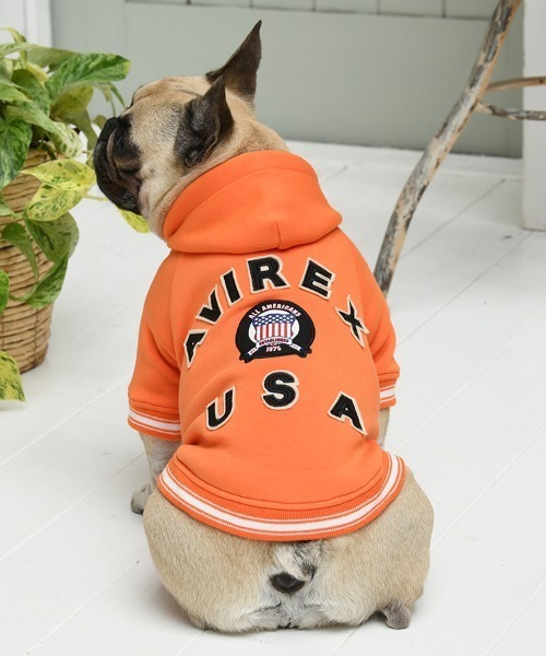 AVIREX（アヴィレックス） 犬 服 AVIREX/バーシティ―パーカー