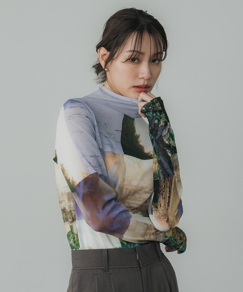 o*.様 【PUBLIC TOKYO/ パブリックトウキョウ】シアー半袖Tシャツ PUBLIC TOKYO（パブリックトウキョウ）の「シアービックTEE（T