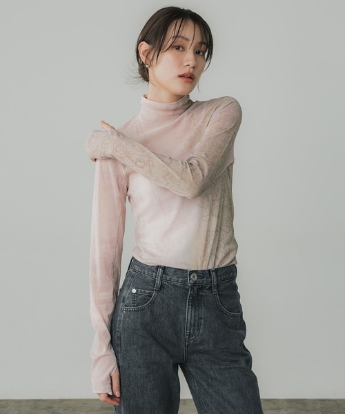 PUBLIC TOKYO tシャツ Tシャツ 「ストレッチ・オリジナル柄 
