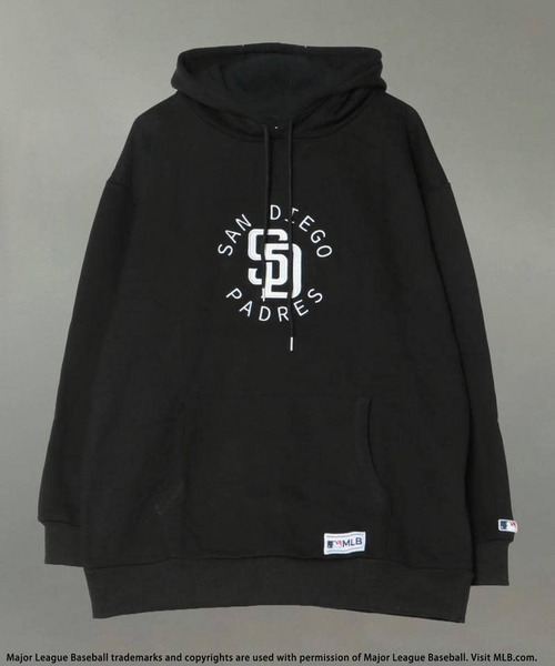 BACK TO THE FIELD パーカー 「MLB」サークルロゴフーディー