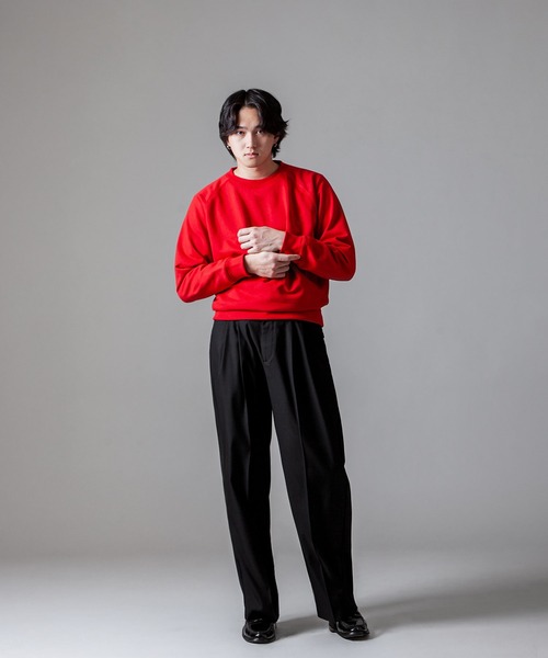 ZIP FIVE -White Line- スラックス 「White Line」 ワイド テーパード