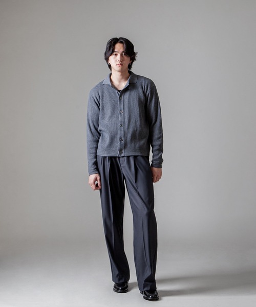 ZIP FIVE -White Line- スラックス 「White Line」 ワイド テーパード