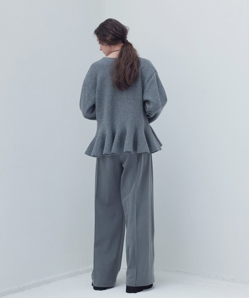 DRESSLAVE（ドレスレイブ） スラックス パンツ back brush 2tuck