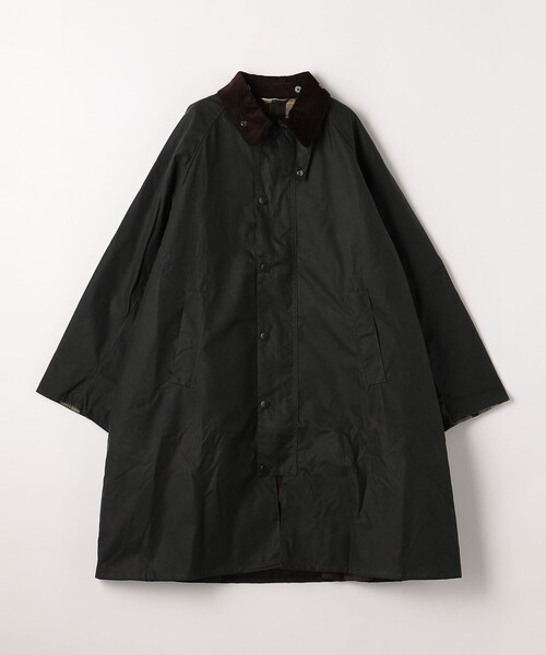 【ほぼ未使用】Barbour エクスモア ウール ミドル レングス コート 38 EXMOOR / エクスモア】 