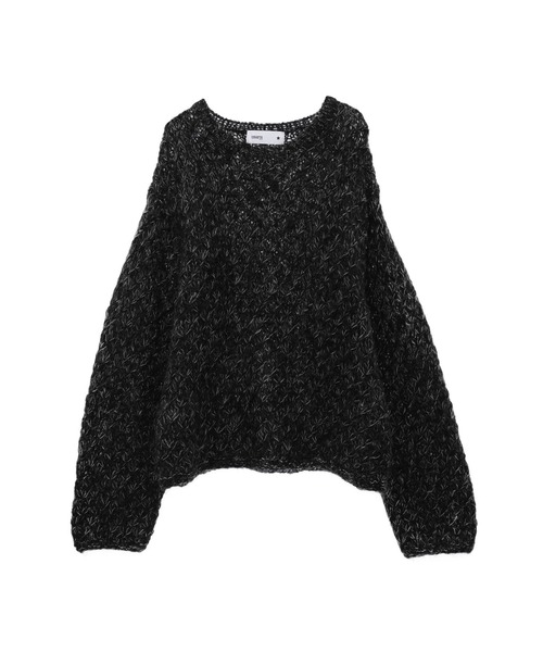 ニット セーター OPEN WORK STAR HAND MADE PULLOVER KNIT レディース メンズ