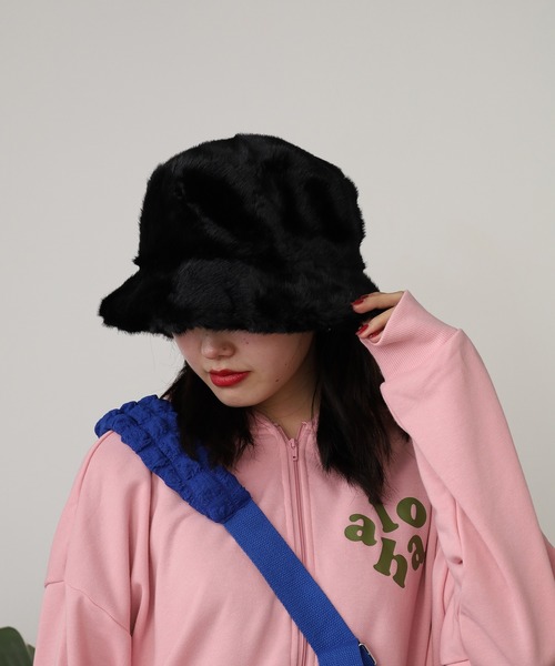 ROOP TOKYO 帽子 ハット ALOHA PEOPLE/アロハピープル ファーバケット