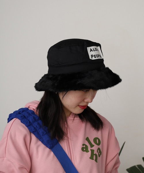 ROOP TOKYO 帽子 ハット ALOHA PEOPLE/アロハピープル ファーバケット