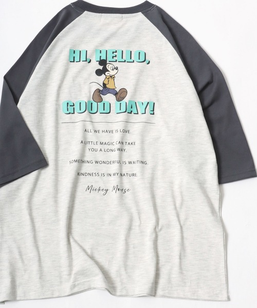 Disney - 新品タグ付き☆ディズニーストア ミッキー長袖Tシャツ Disney ディズニー レディース 長袖 Tシャツ DN ロングTシャツ
