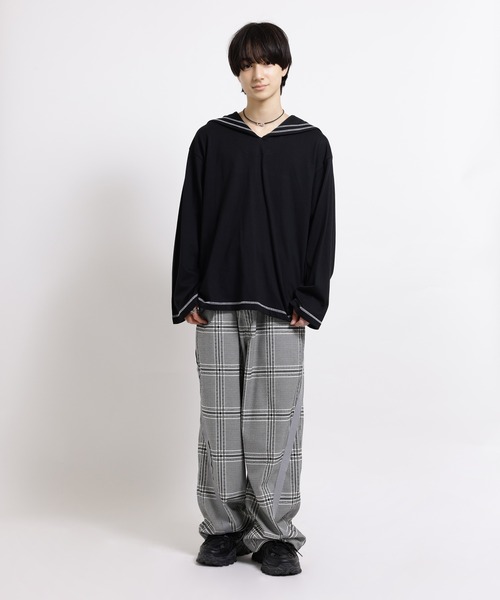 MILKBOY（ミルクボーイ） ワイドパンツ スラックス パンツ SAILOR