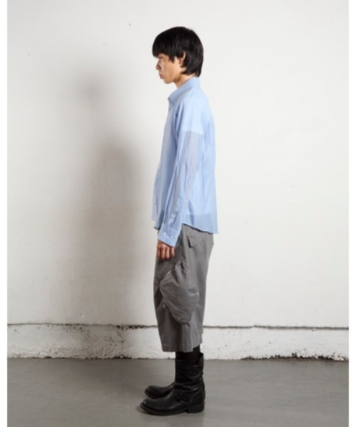 NVRFRGT（ネヴァーフォーゲット） シャツ SEMI SHEER FRENCH SEAM
