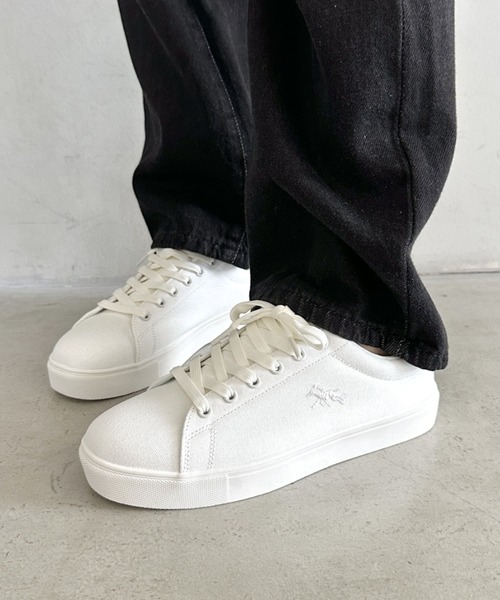 スニーカー POLO CHAMPS(ポロチャンプス)/ワンポイント刺繍 ローカット