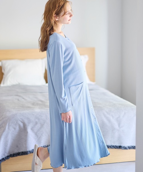 Rosemadame（ローズマダム） マタニティ ランダムリブネグリジェ/長袖