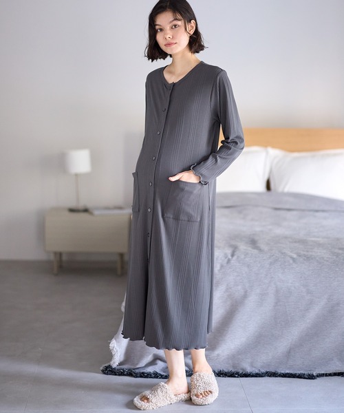 Rosemadame（ローズマダム） マタニティ ランダムリブネグリジェ/長袖