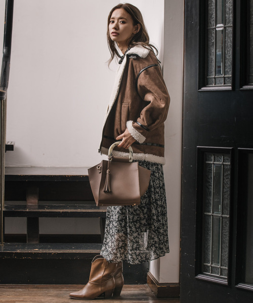 「mysty woman」 ブルゾン FREE アイボリー レディース_画像7