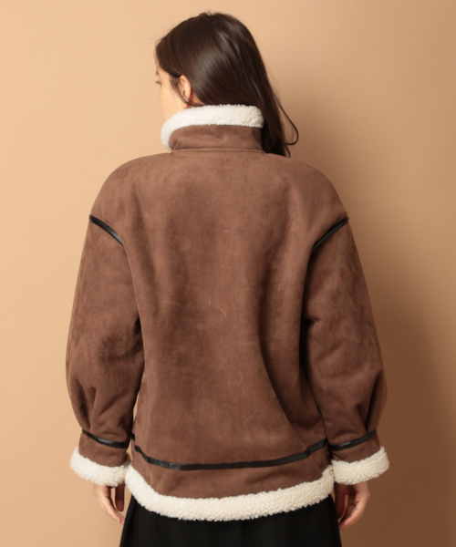 「mysty woman」 ブルゾン FREE アイボリー レディース_画像9