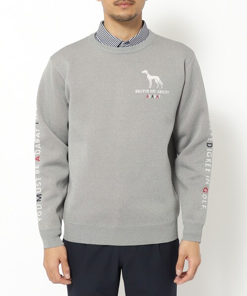 ADABAT フード付きセーター グレー新品未使用 ADABAT NAVY】ニットフーディー（ニット/セーター） | adabat(Ladies