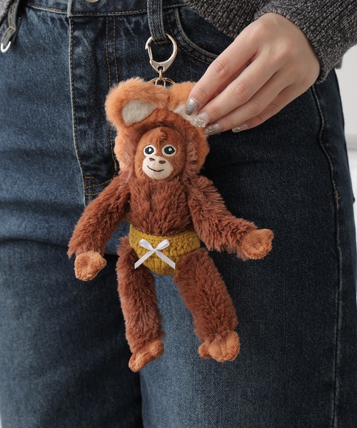ROOP TOKYO キーホルダー ベビーモンキー ぬいぐるみチャーム