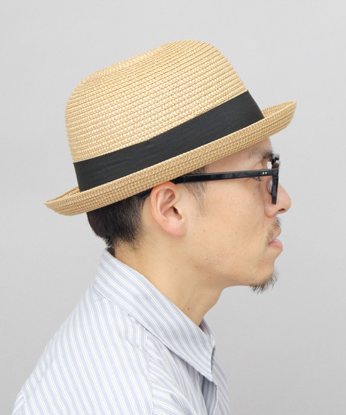 Ruben 帽子 ハット ペーパー ブレード ボーラーハット 折り畳み可能