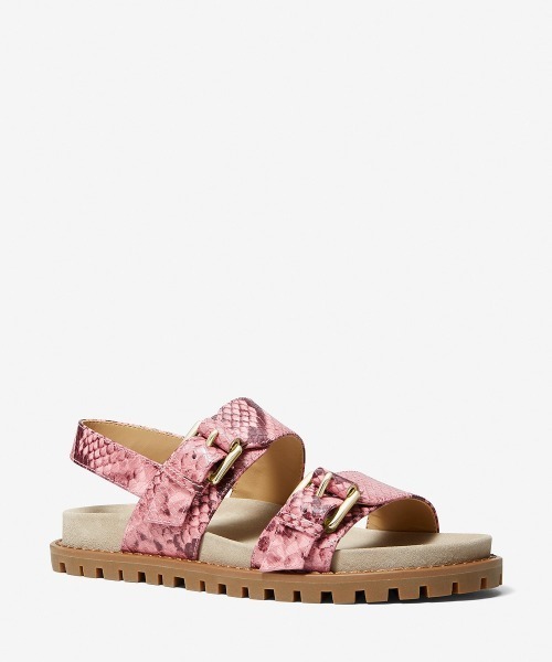 オンラインショップ 「MICHAEL KORS MICHAEL KORS」 ピンク 6 フラットサンダル 靴