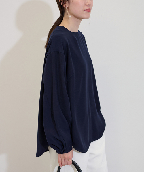 FRAMeWORK ブラウス シャツ ダブルクロスデザイントップス レディース 
