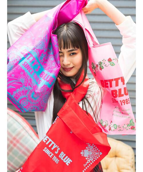 BETTY'S BLUE（ベティーズブルー） ハンドバッグ ショッパー柄 エコ