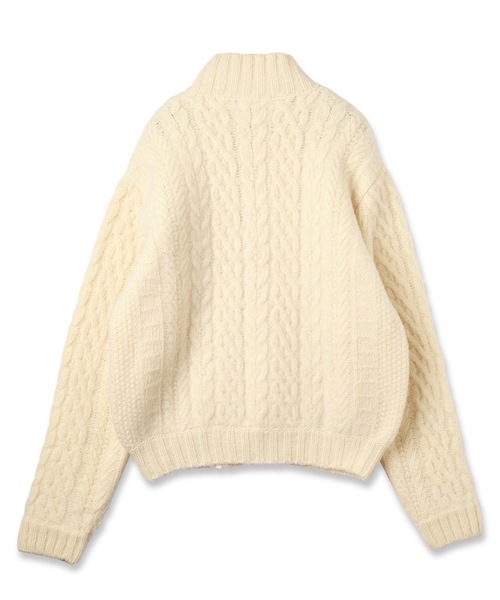 JieDa（ジエダ） セーター ニット CABLE ZIP KNIT メンズ レディース
