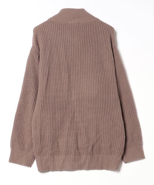 「CLEL」 ニットカーディガン M モカ メンズ_画像2