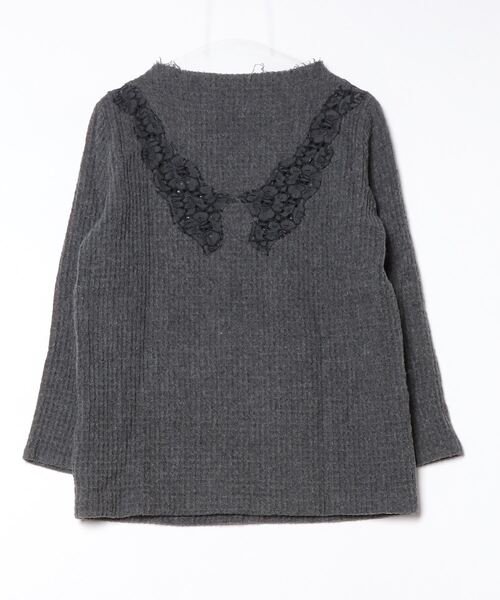 「GREED」 レース長袖カットソー M グレー レディース_画像2