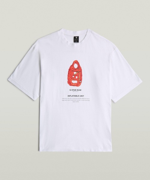 送料込★G-Star★Archive Boxy Tシャツ G-STAR RAW tシャツ Archive Print Boxy T-Shirt/アーカイブ