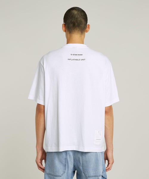 送料込★G-Star★Archive Boxy Tシャツ G-STAR RAW tシャツ Archive Print Boxy T-Shirt/アーカイブ