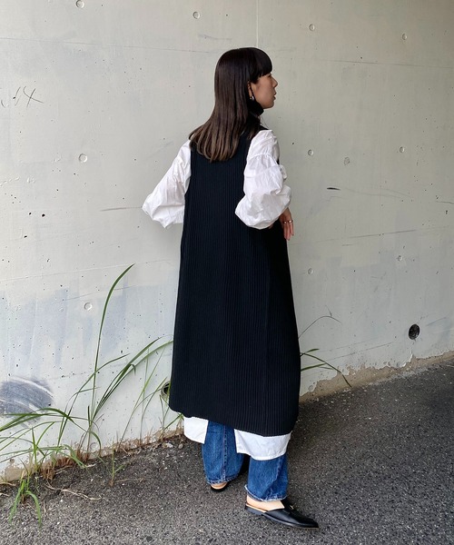 y/m by RIKA 「y/m RIKA」 ニットワンピース FREE ブラック レディース