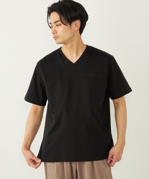 tシャツ SHIPS Colors:「接触冷感」シルケット コットン Vネック TEE メンズ | SHIPS Colors | 20